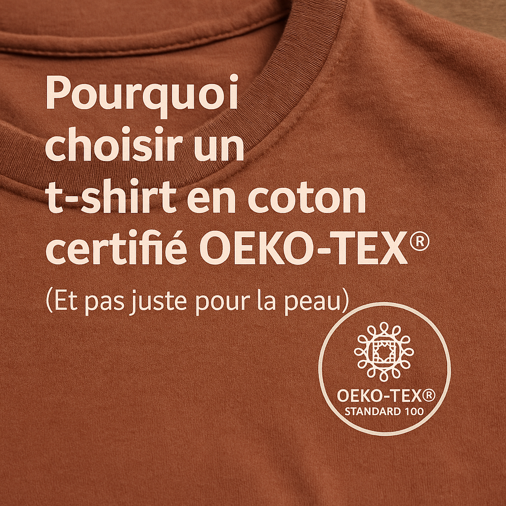 Pourquoi choisir un t-shirt en coton certifié OEKO-TEX® ? (Et pas juste pour la peau)