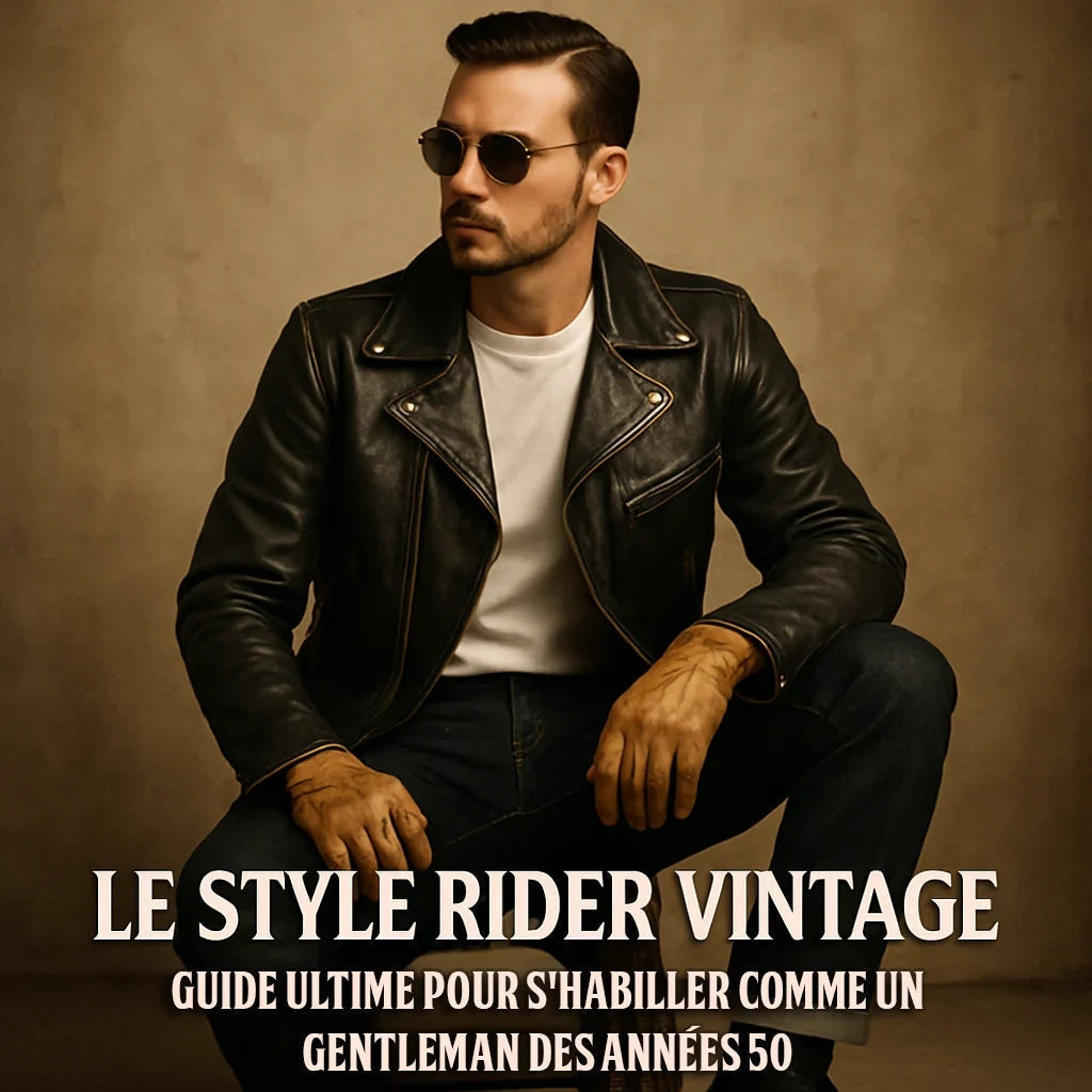 Le style rider vintage : guide ultime pour s’habiller comme un gentleman des années 50 MOTOR WHEELS CLOTHING