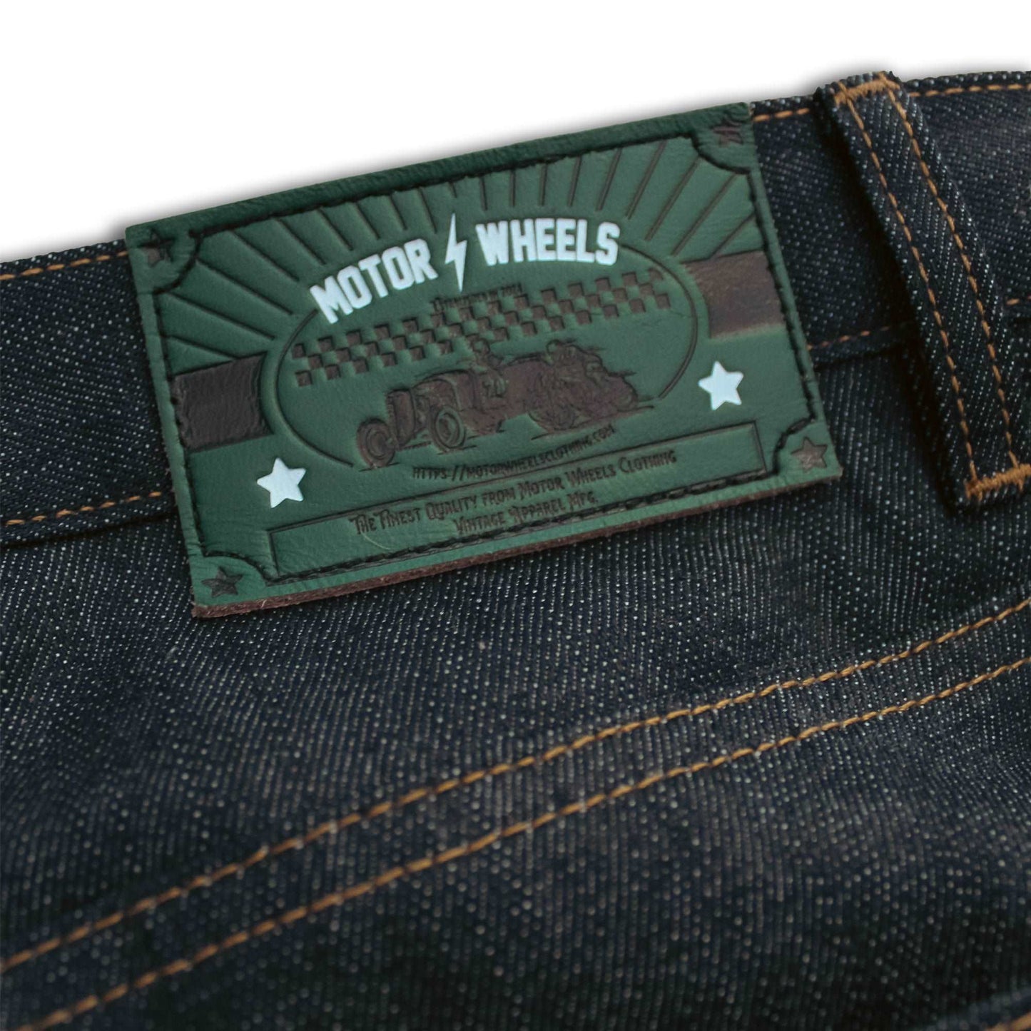 Jean Heritage one Indigo - marque Motor Wheels Clothing