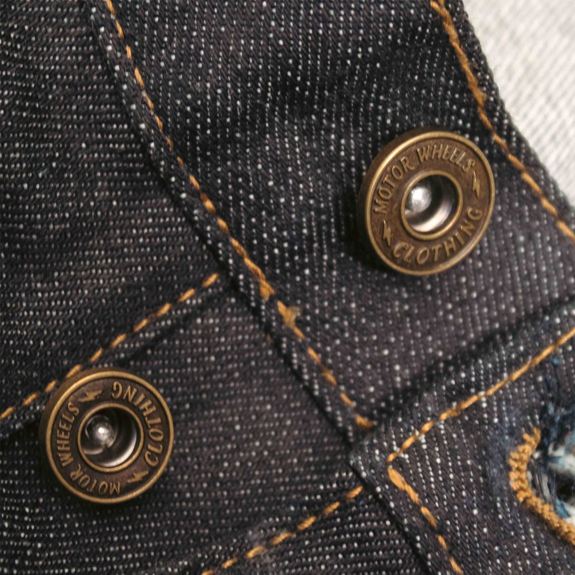 Jean Heritage one Indigo - marque Motor Wheels Clothing