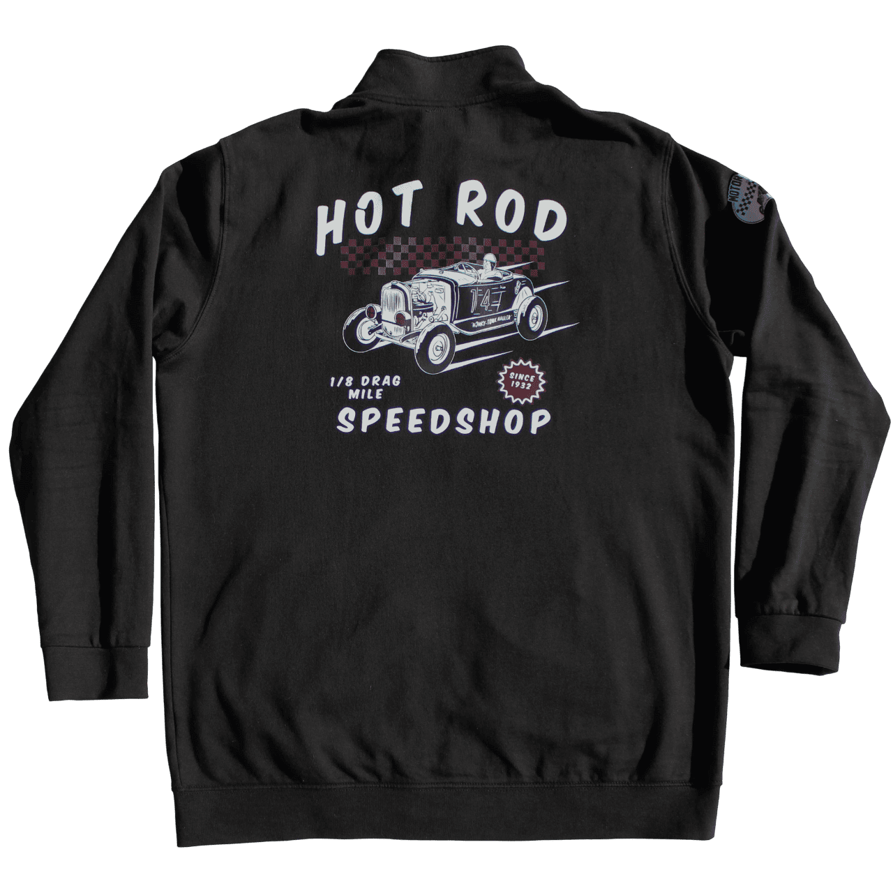 Veste zippée hotrodder "Hot Rod Speedshop" en molleton bio, dessins imprimés, Motor Wheels Clothing