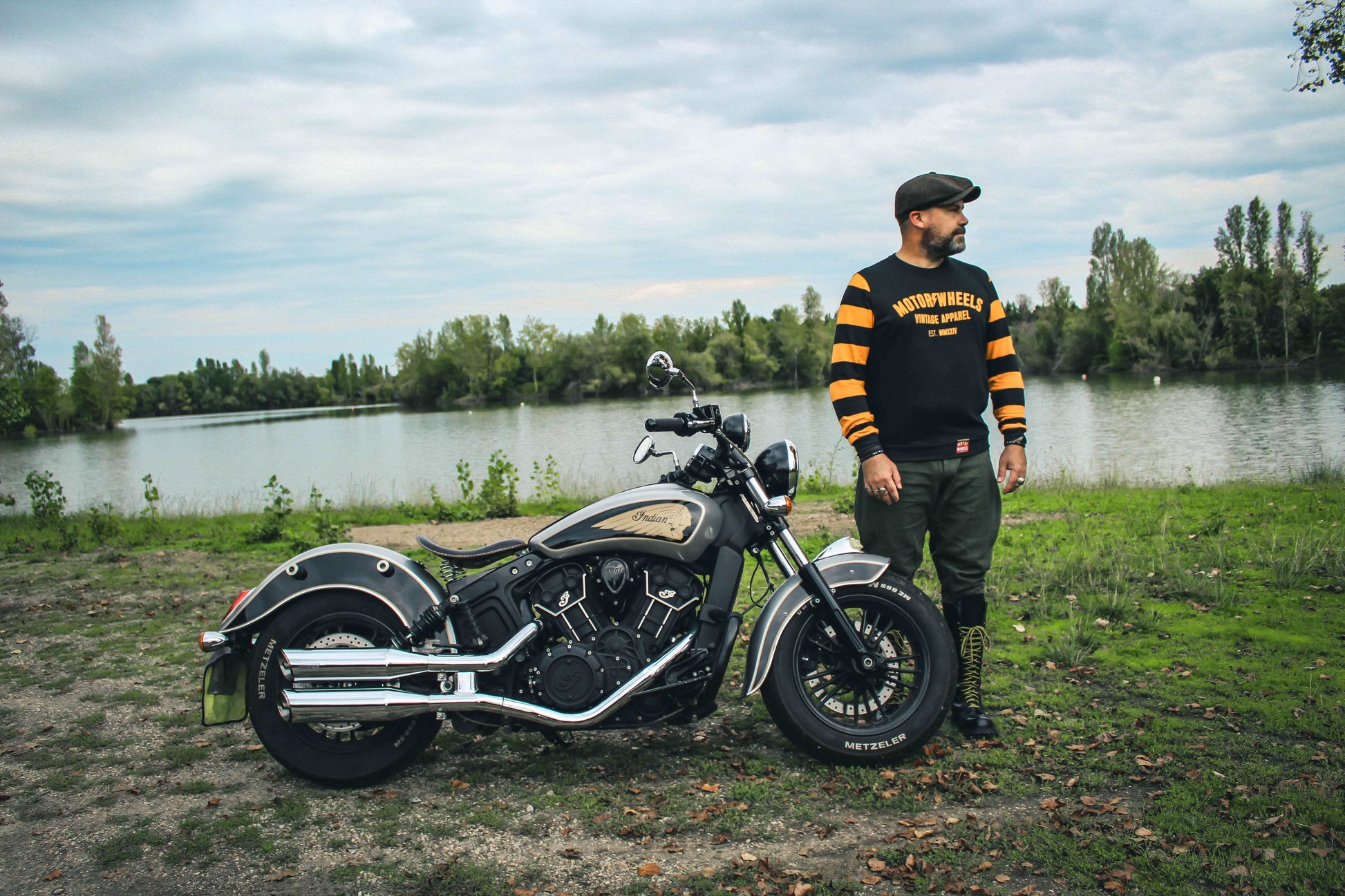 jersey pull racer homme - flathead Bastards