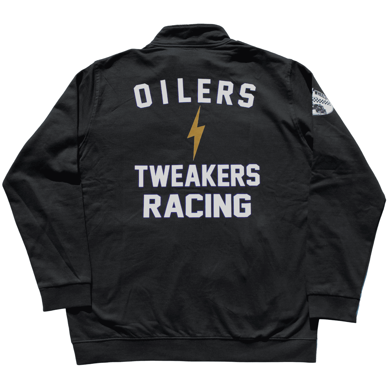 Veste zippée hotrodder "OILERS" en molleton bio, dessins imprimés, Motor Wheels Clothing