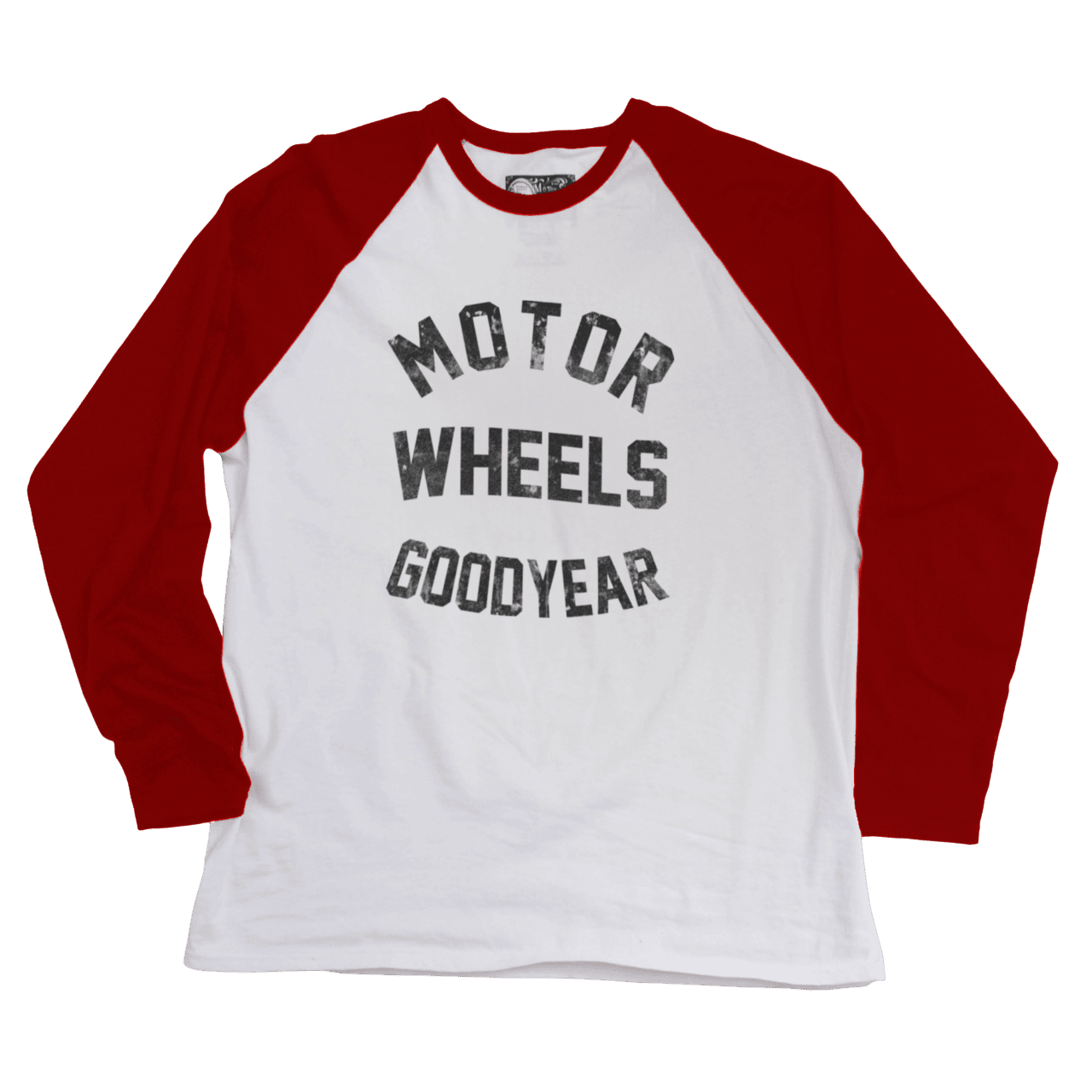 T-shirt baseball manches longues "GOODYEAR", style racing vintage, coton bio, Motor Wheels Clothing
