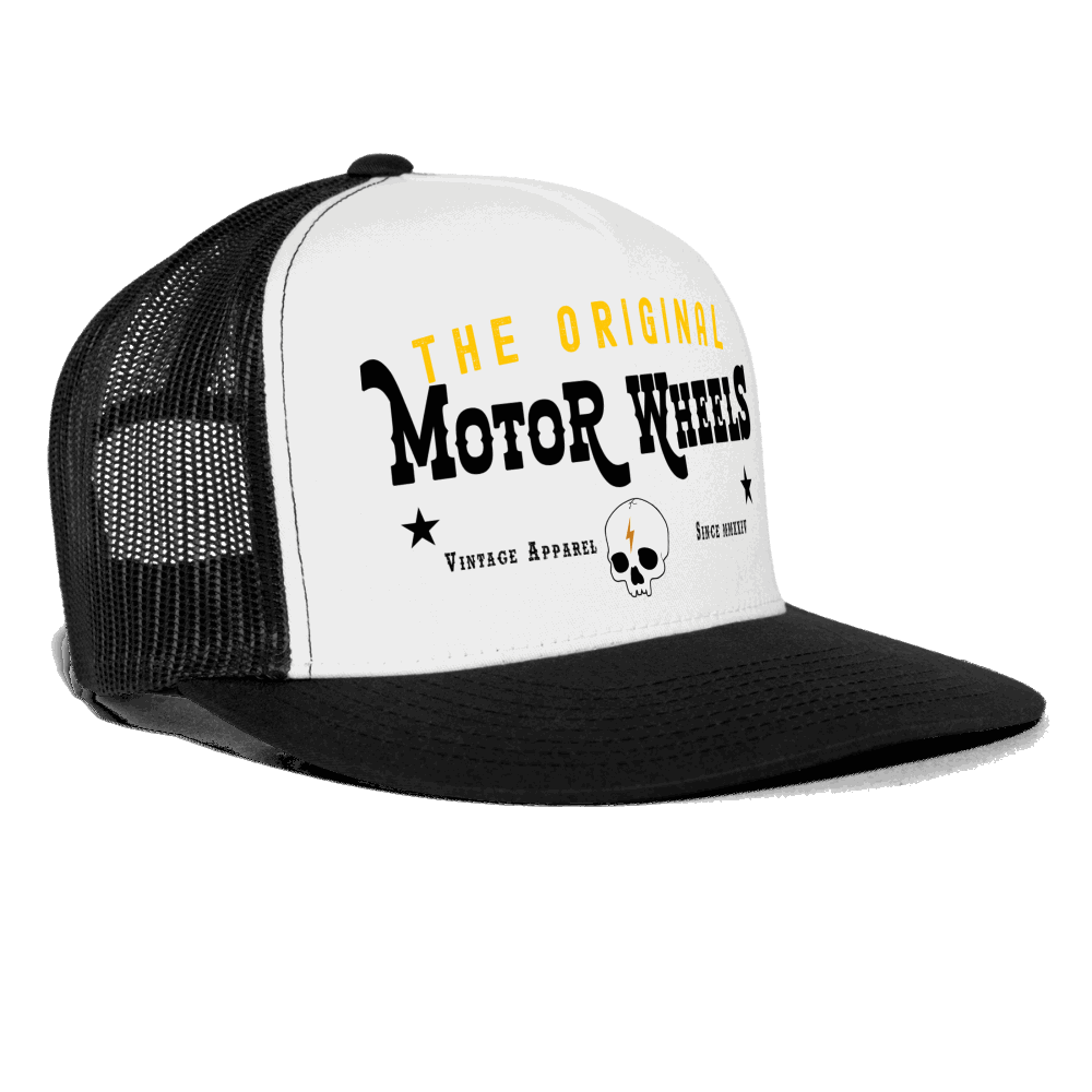 01 casquette imprimé - the original - blanc/noir