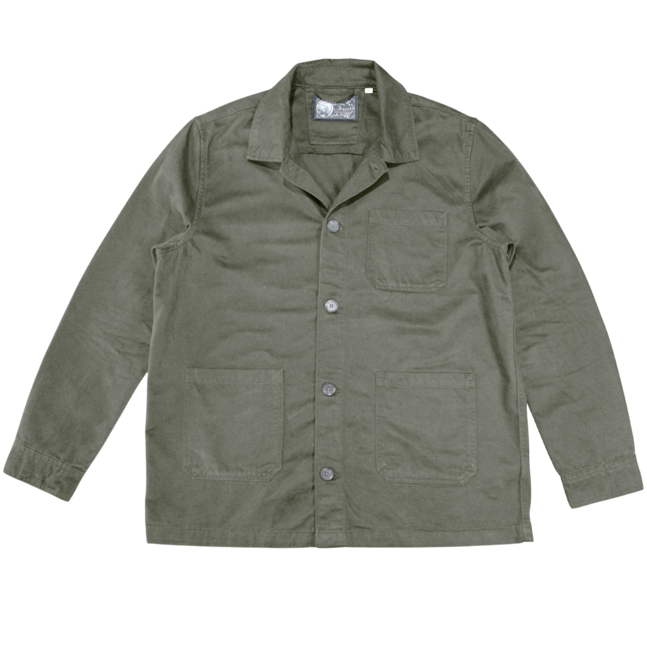 Veste atelier moleskine kaki Washed Organic Khaki – Fieldcraft Heritage 1940