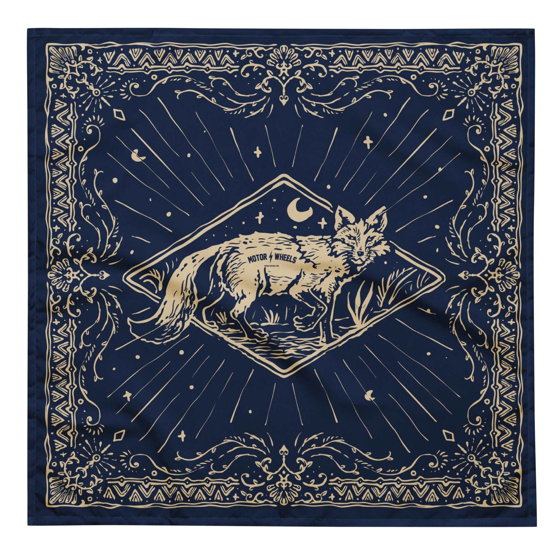 foulard imprimé - foxy blue