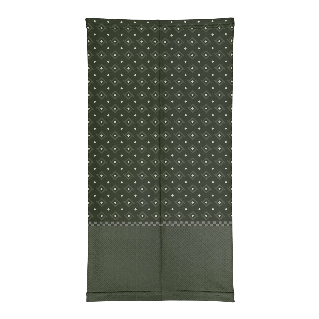 tour de cou imprimé - Pattern green