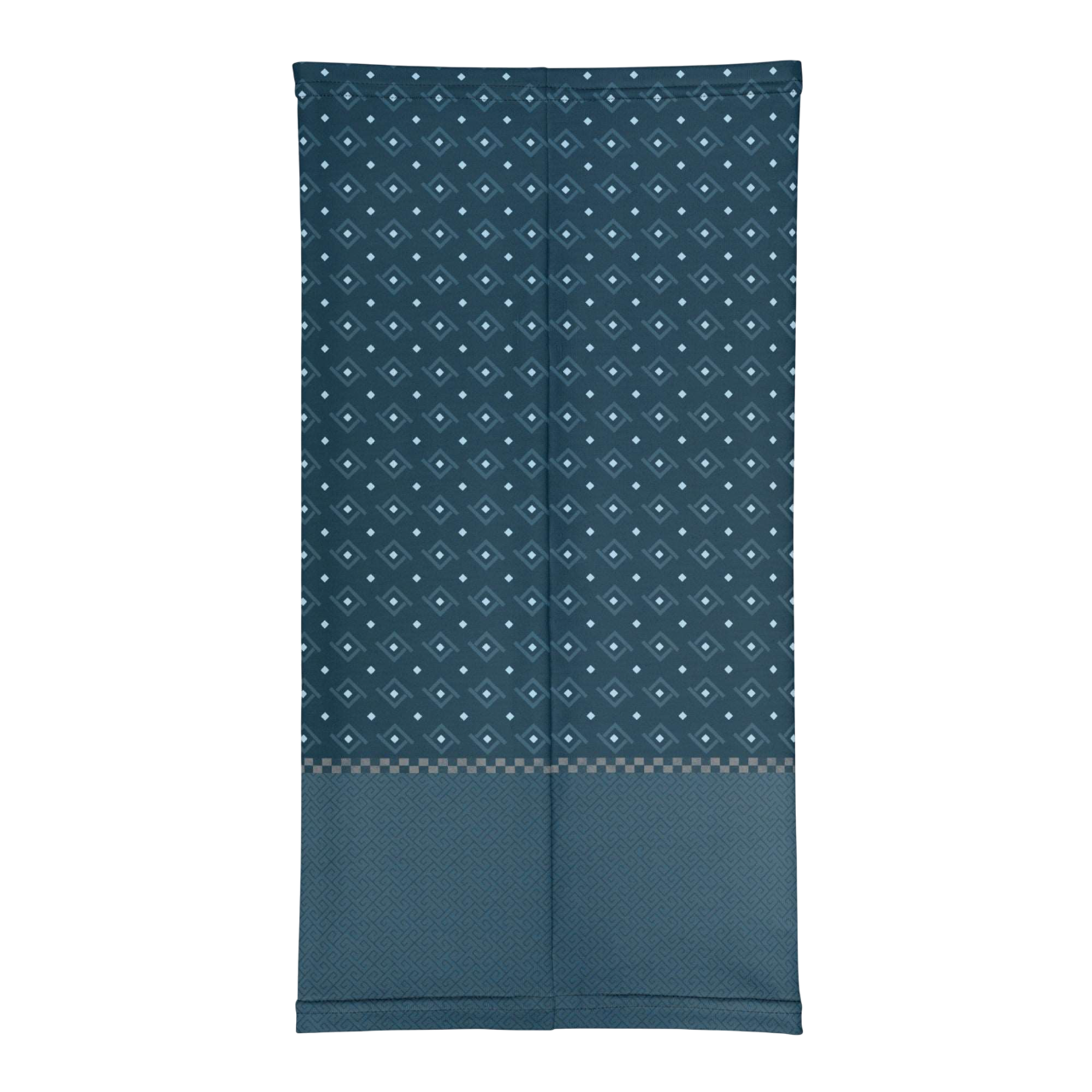 tour de cou imprimé - Pattern blue