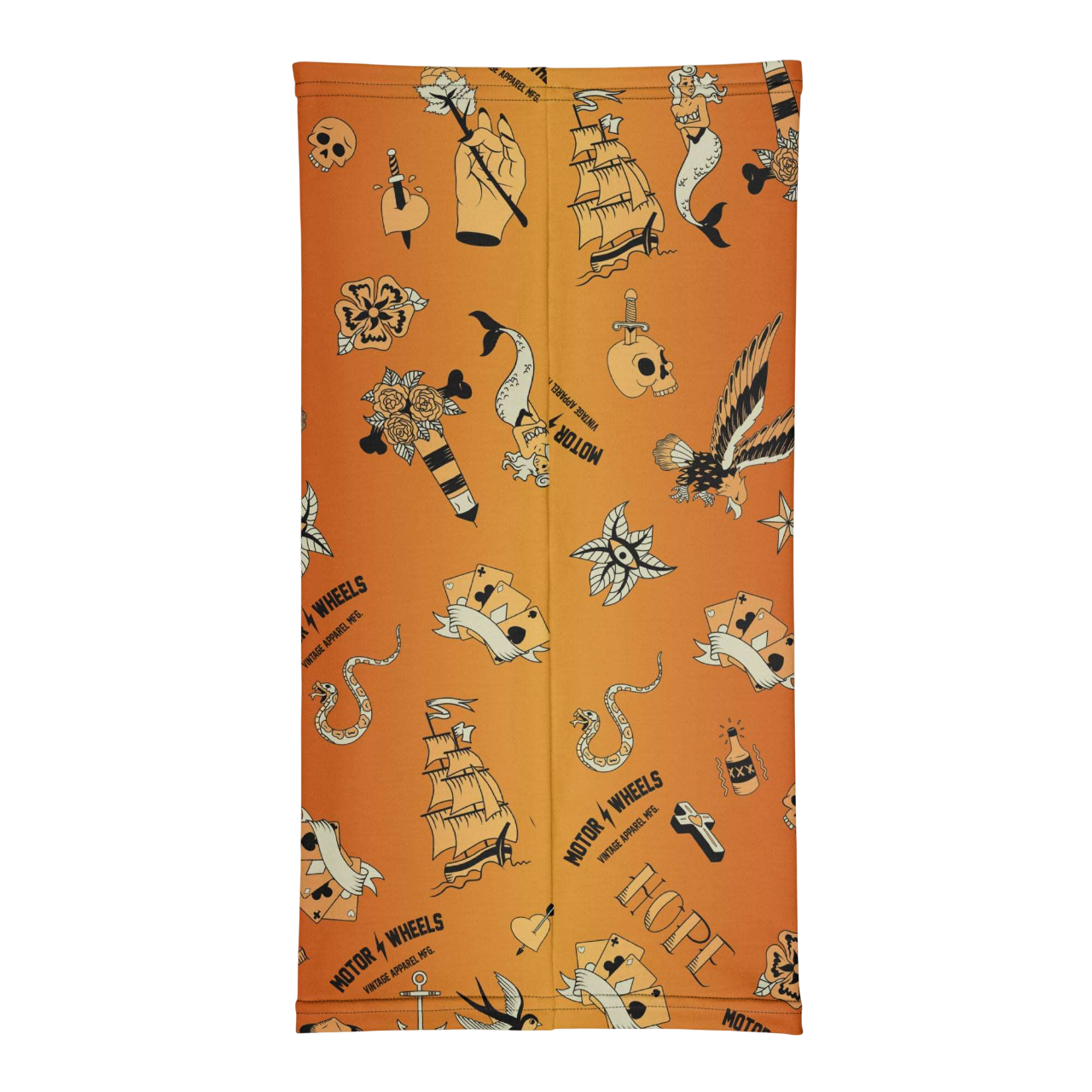 tour de cou imprimé - Kustom tattoo