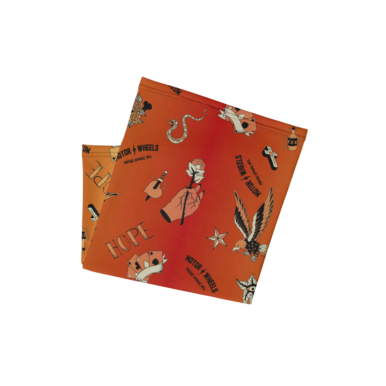 tour de cou imprimé - Kustom tattoo