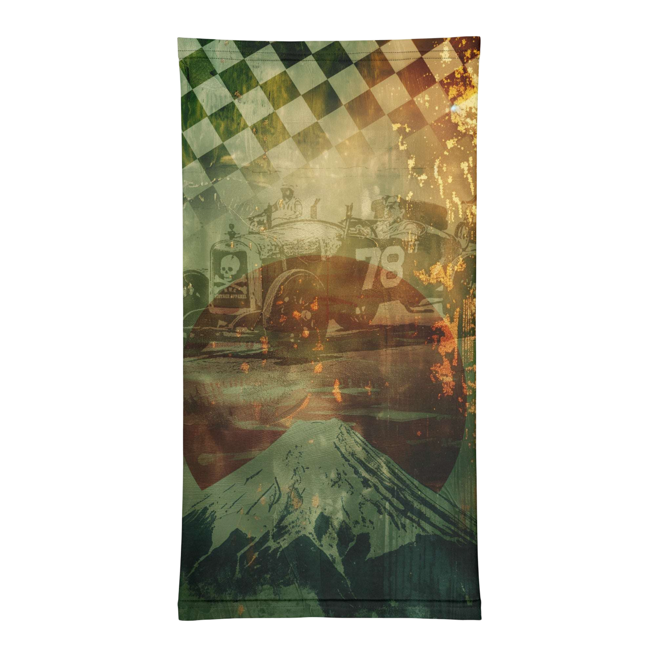 tour de cou imprimé - le Fuji