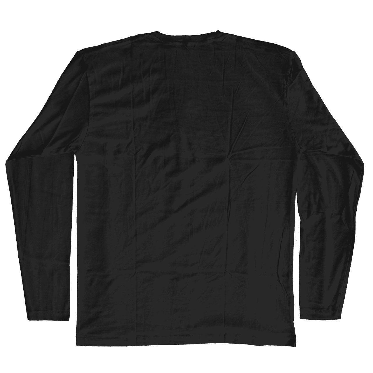 T-shirt noir manches longues "Angel of Mercy" Motor Wheels avec ange squelettique, halo d’épines et lettrage gothique