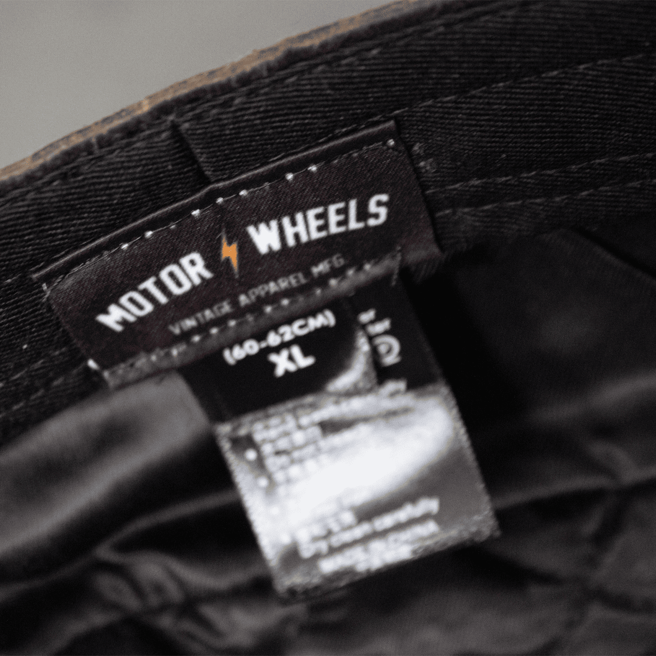 Casquette Newsboy "Rust Heritage 1928" marron effet vieilli style années 1930 — Motor Wheels Clothing