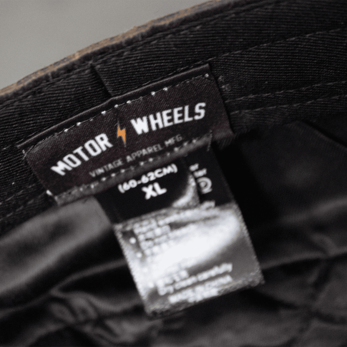 Casquette Newsboy "Rust Heritage 1928" marron effet vieilli style années 1930 — Motor Wheels Clothing