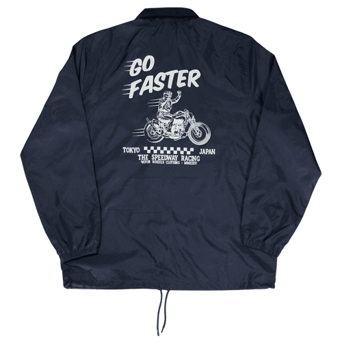 Go Faster Coach Jacket — Japanese racing style & rebellious