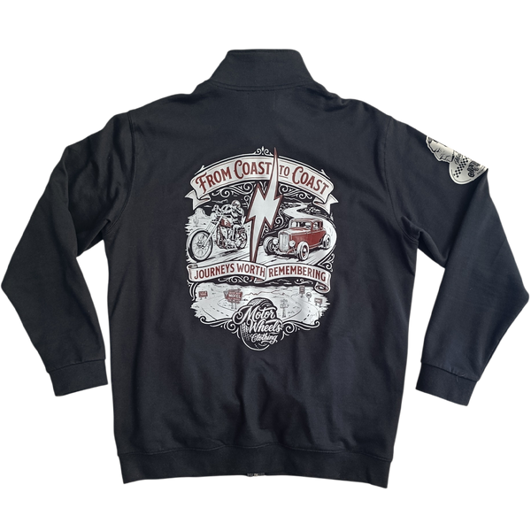 Veste Zippée "Coast to Coast" - Molleton Premium MOTOR WHEELS CLOTHING