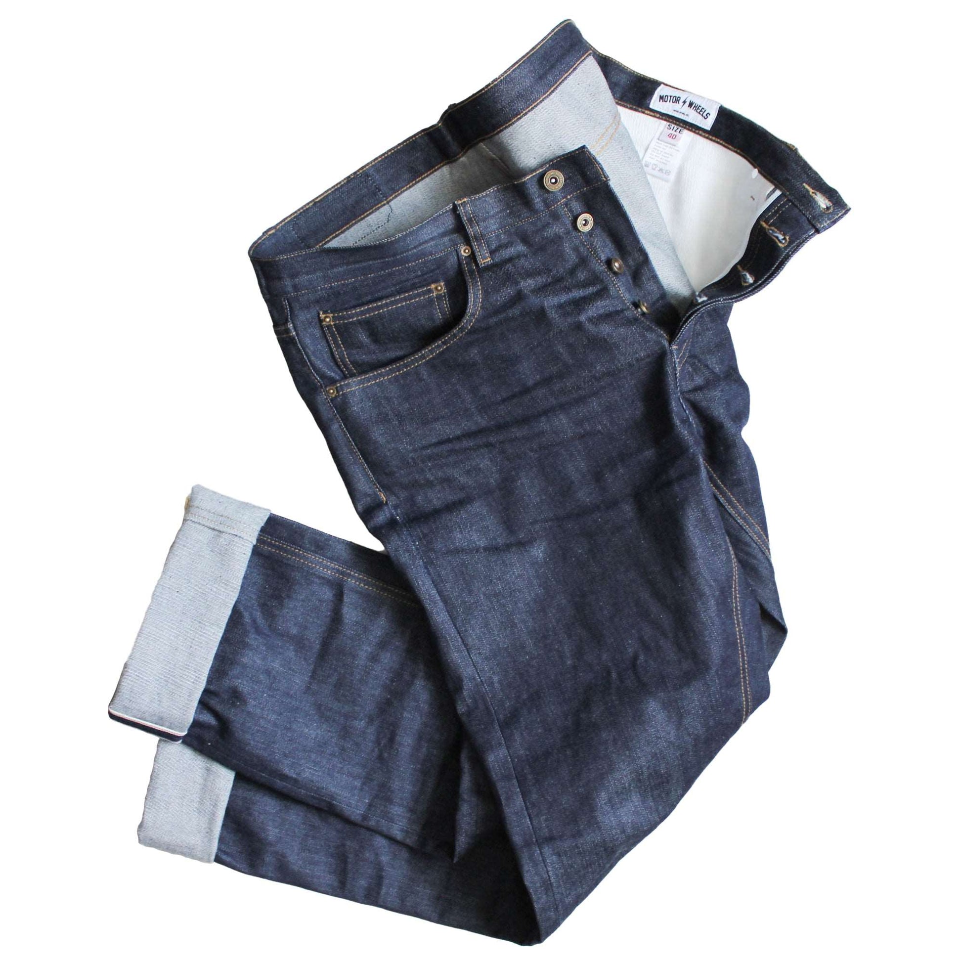 Jean Heritage one Indigo - marque Motor Wheels Clothing