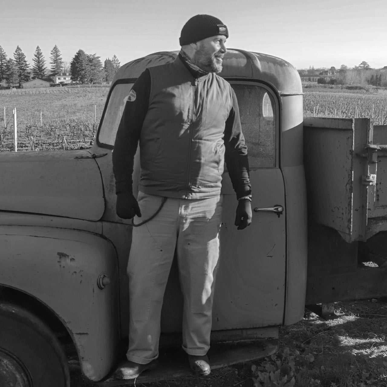 gilet workwear canvas vintage années 60 vert foncé coupe droite – 1960 canvas work vest