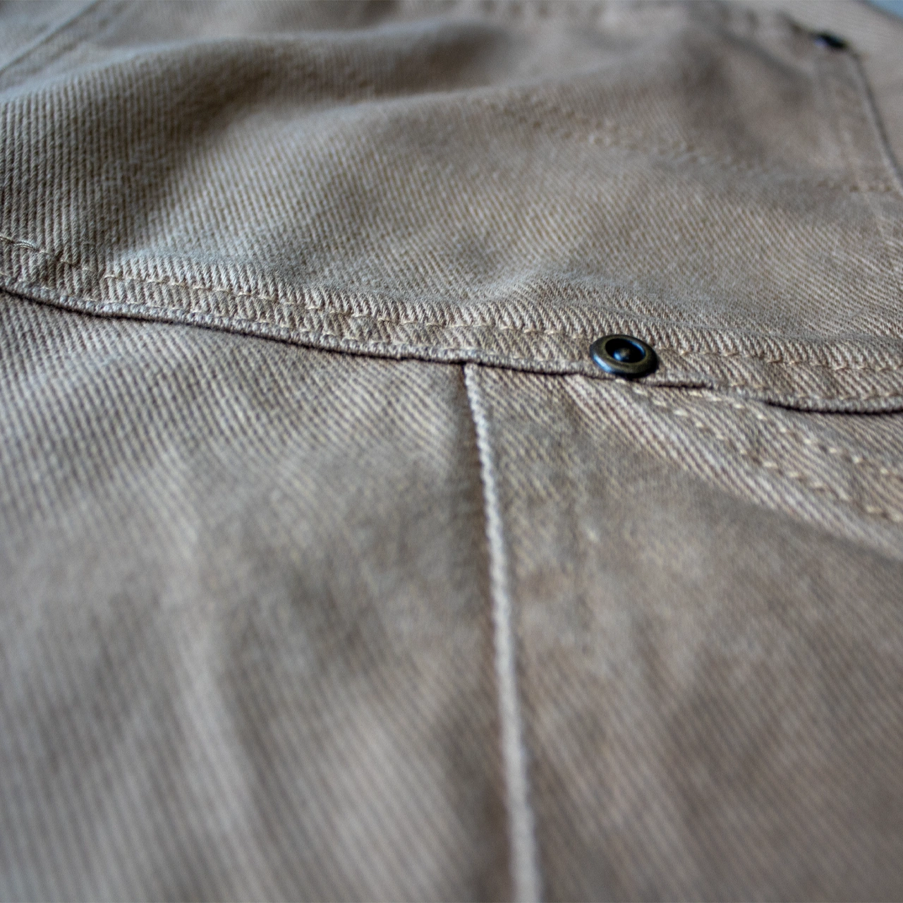 pantalon workwear khaki 1970 carpenter pants vintage en coton épais – Motor Wheels Clothing