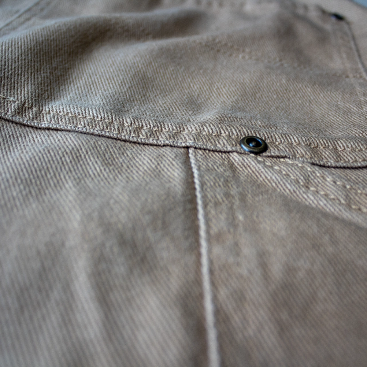 pantalon workwear khaki 1970 carpenter pants vintage en coton épais – Motor Wheels Clothing