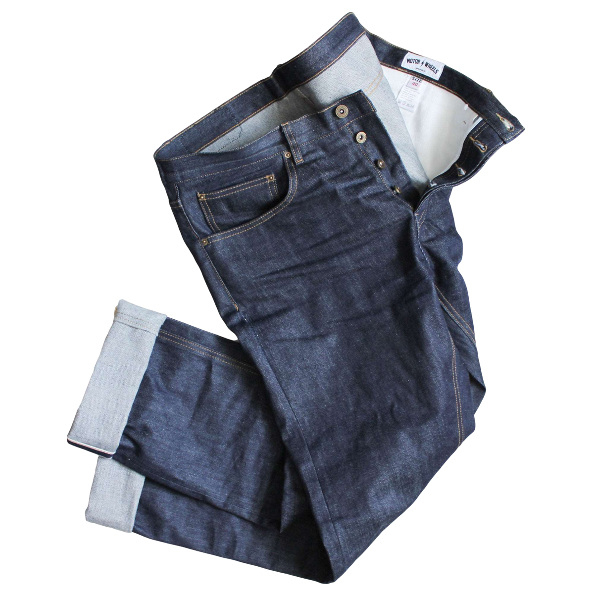 Jean Heritage one Indigo - marque Motor Wheels Clothing