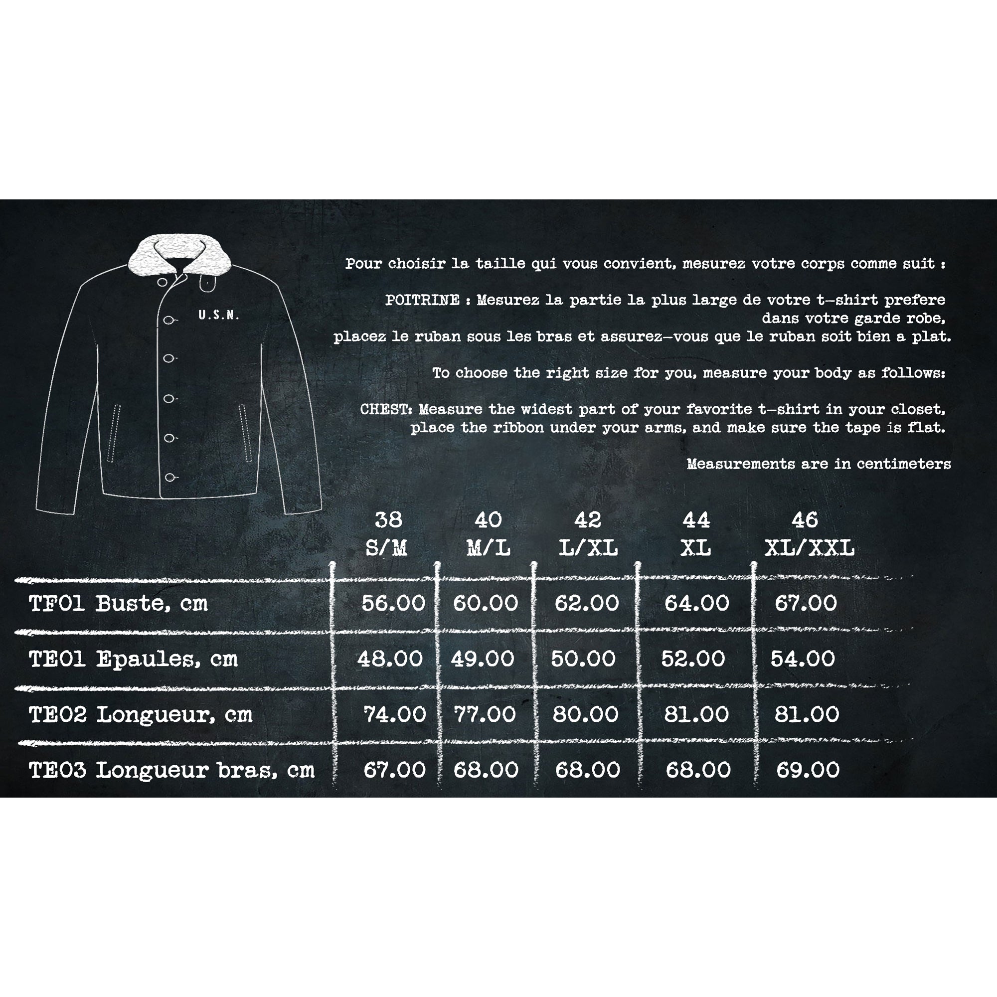 CHAQUETA DE CUBIERTA N1 DE LA ARMADA DE EE. UU. DE 1940