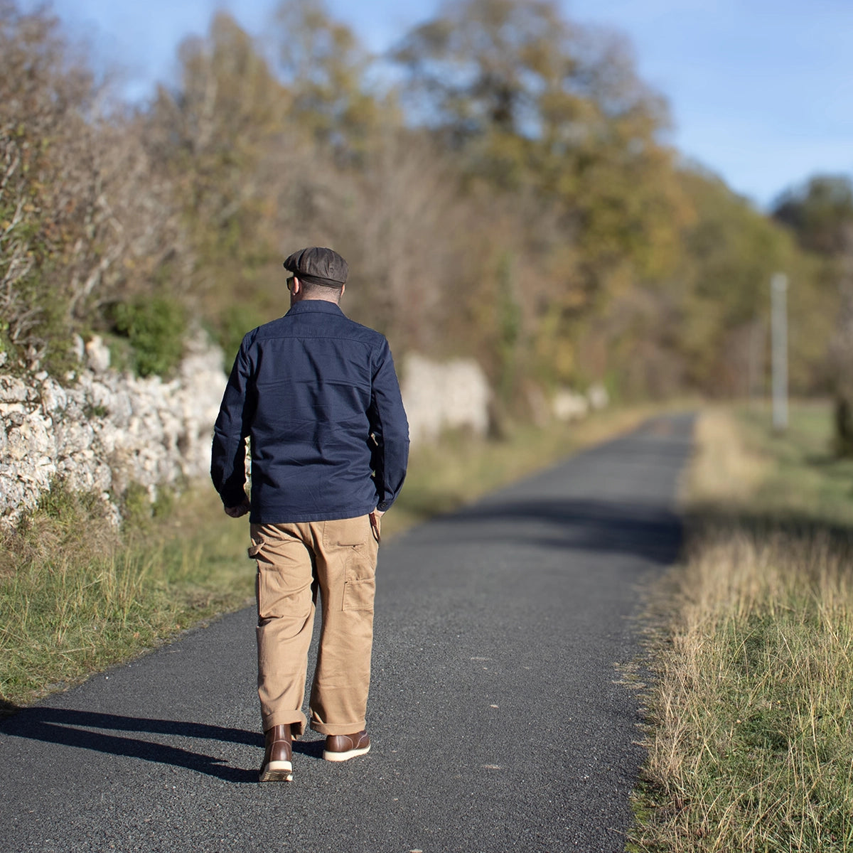pantalon workwear khaki 1970 carpenter pants vintage en coton épais – Motor Wheels Clothing
