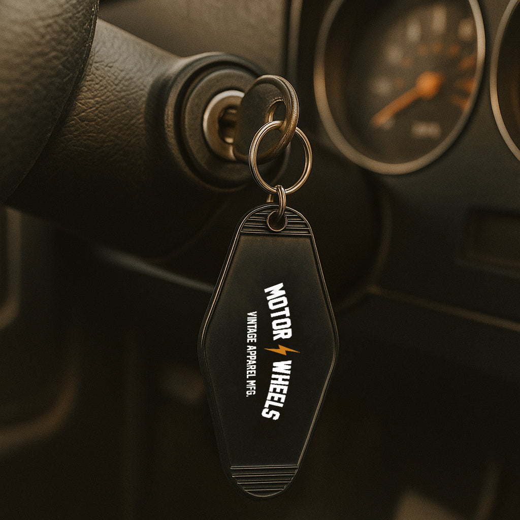 porte clefs motel vintage