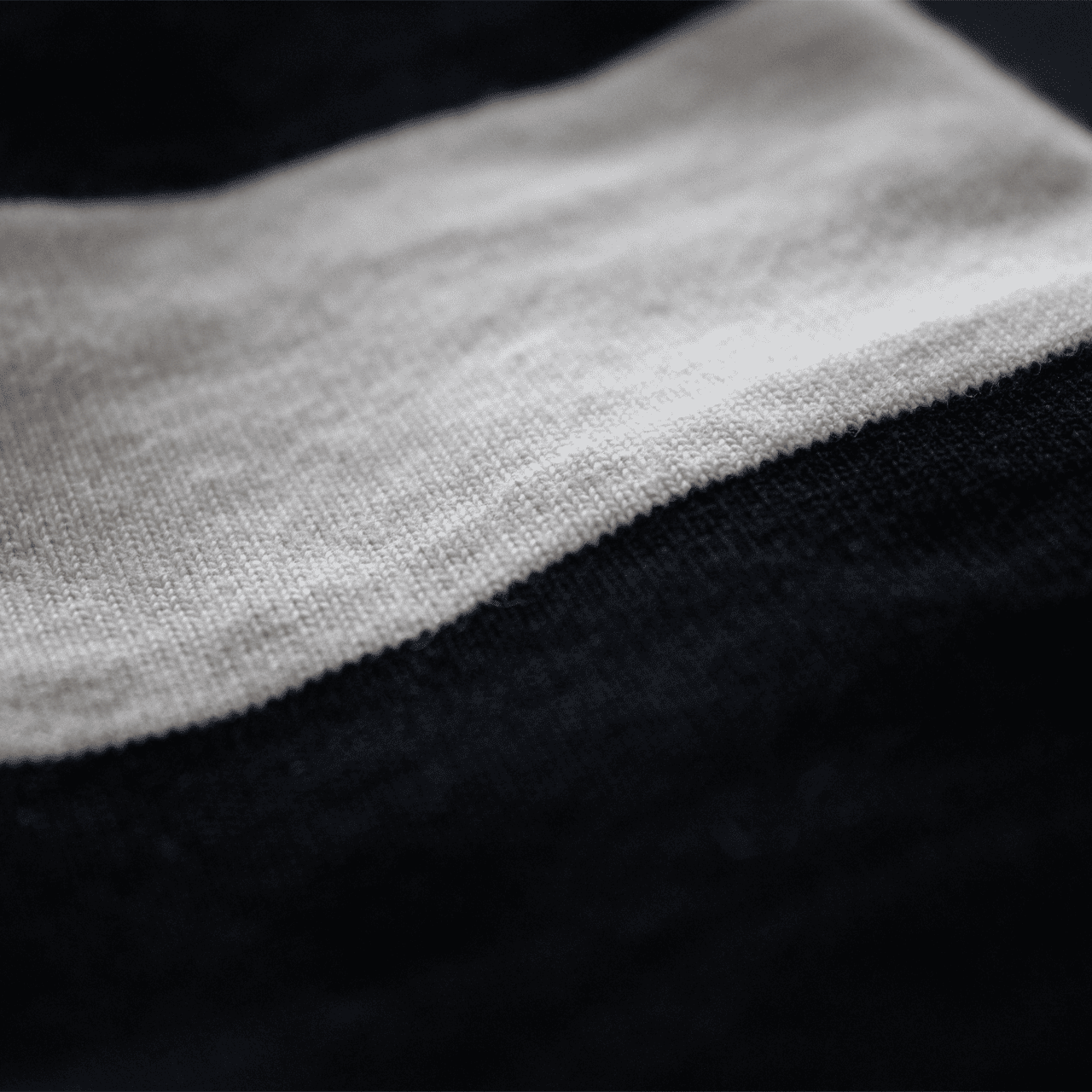 Jersey vintage noir à manches longues rayées blanches et noires Motor Wheels, coton épais 280g