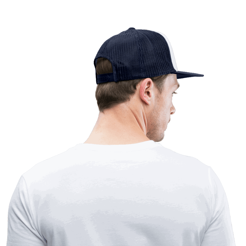 01 Trucker Cap - blanc/marine