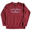 Sweatshirt "Speedway" gris chiné, molleton gratté, inspiré des courses vintage, Motor Wheels Clothing