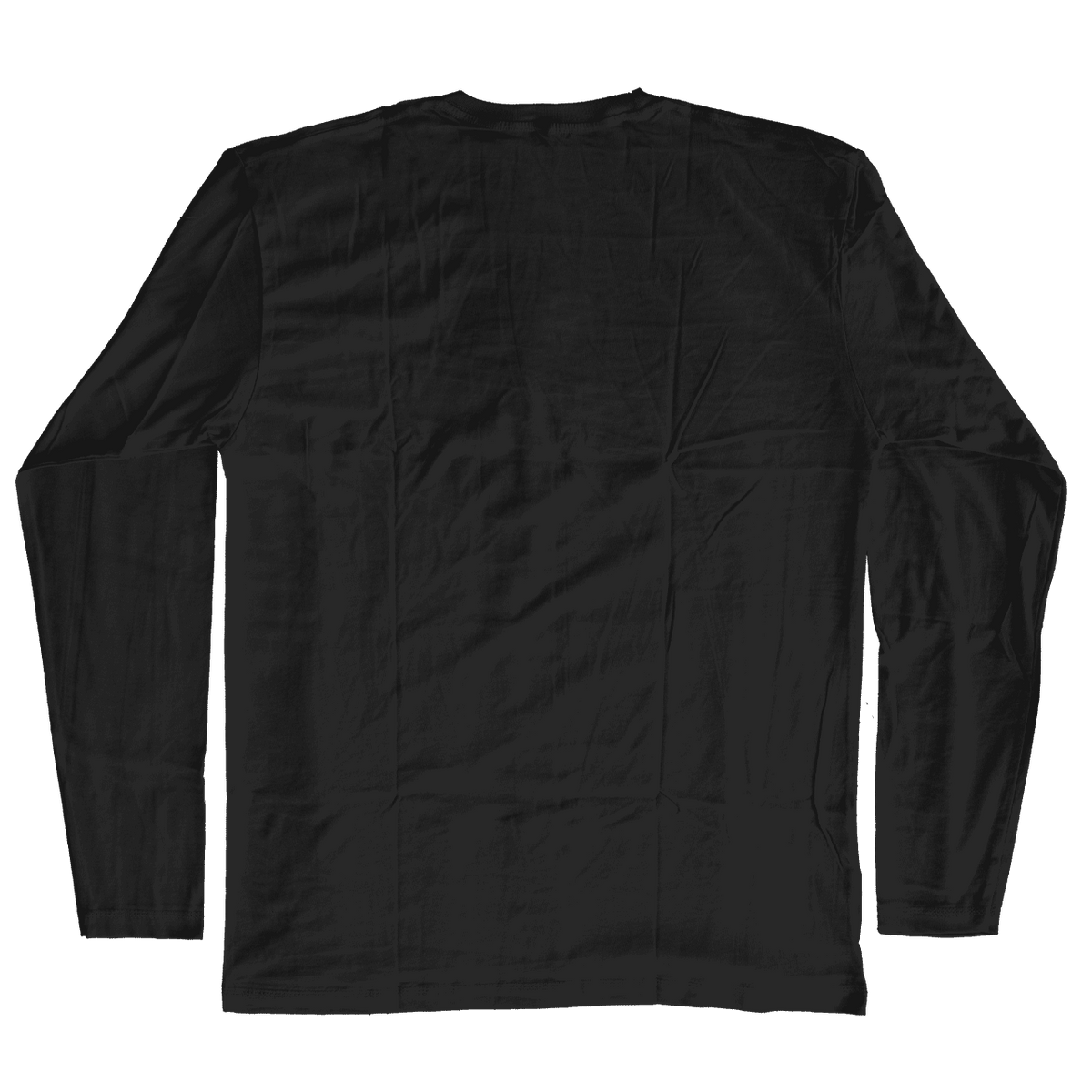 T-shirt noir manches longues "Angel of Mercy" Motor Wheels avec ange squelettique, halo d’épines et lettrage gothique