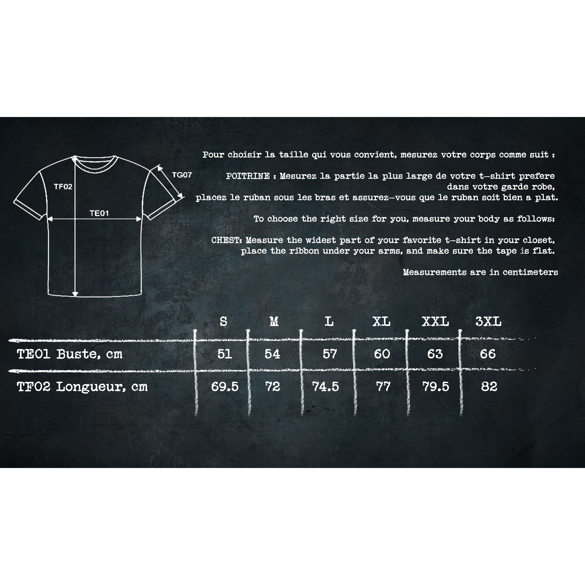 T-shirt homme blanc Too Kool To Die avec illustration forêt de pins Landes de Gascogne, Motor Wheels Clothing
