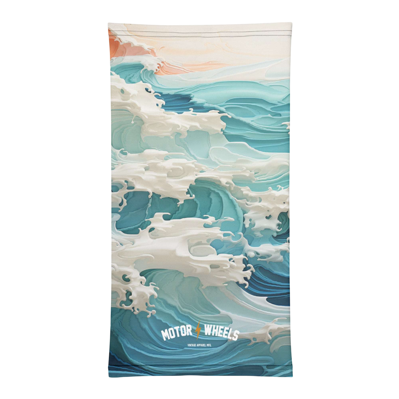 tour de cou imprimé - Breaking waves