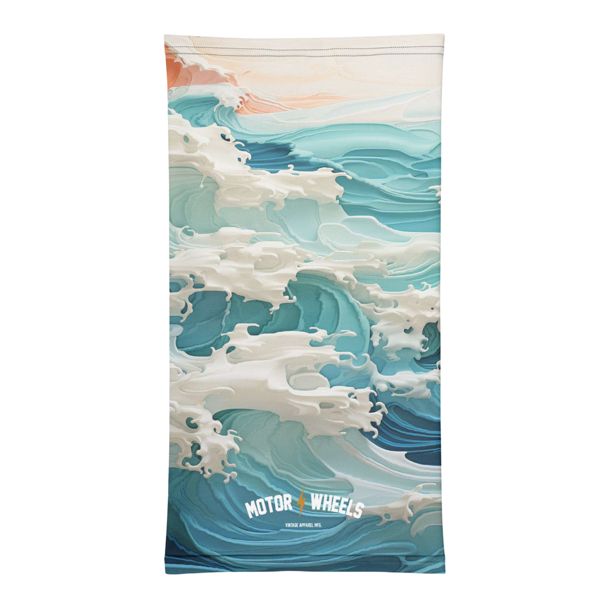 tour de cou imprimé - Breaking waves