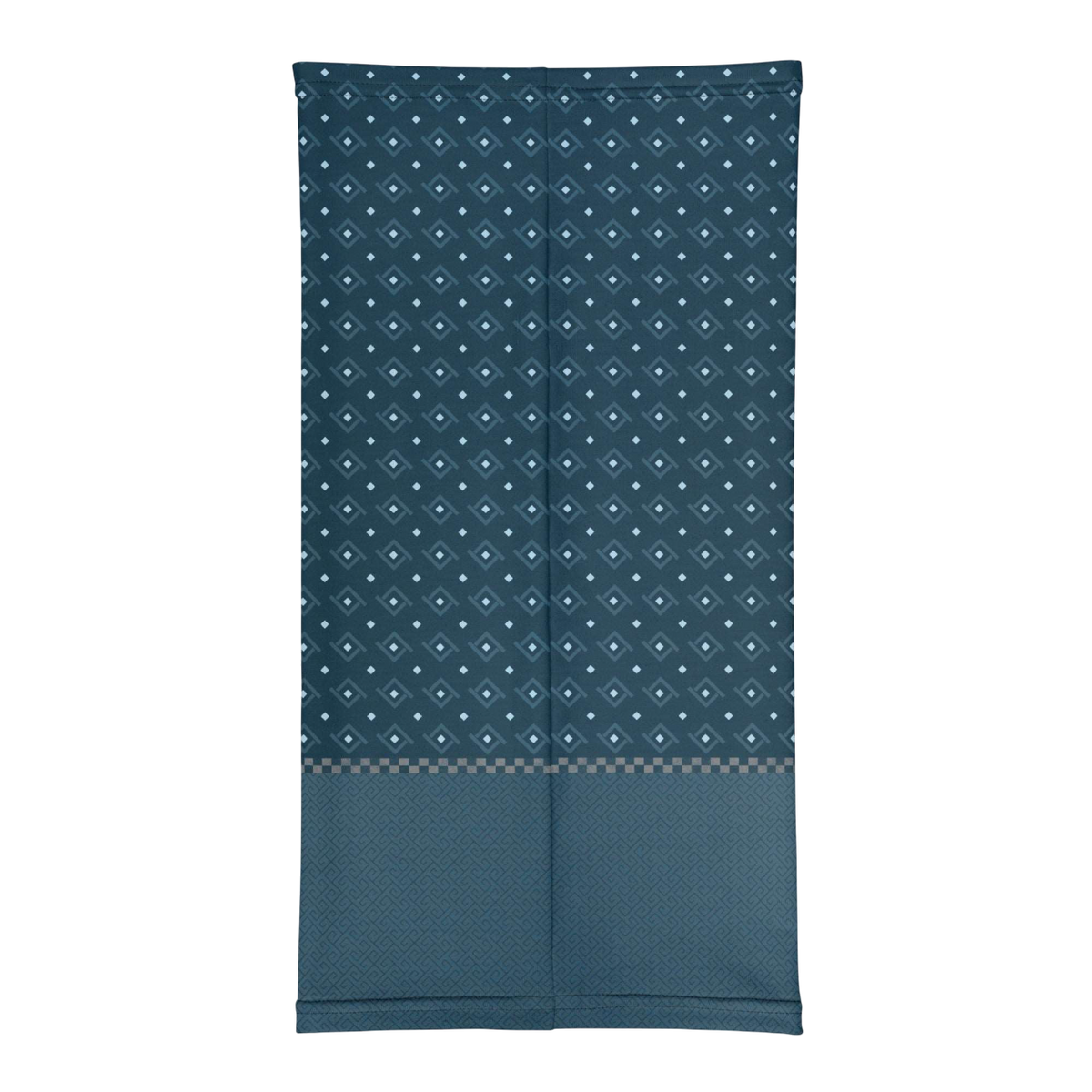 tour de cou imprimé - Pattern blue