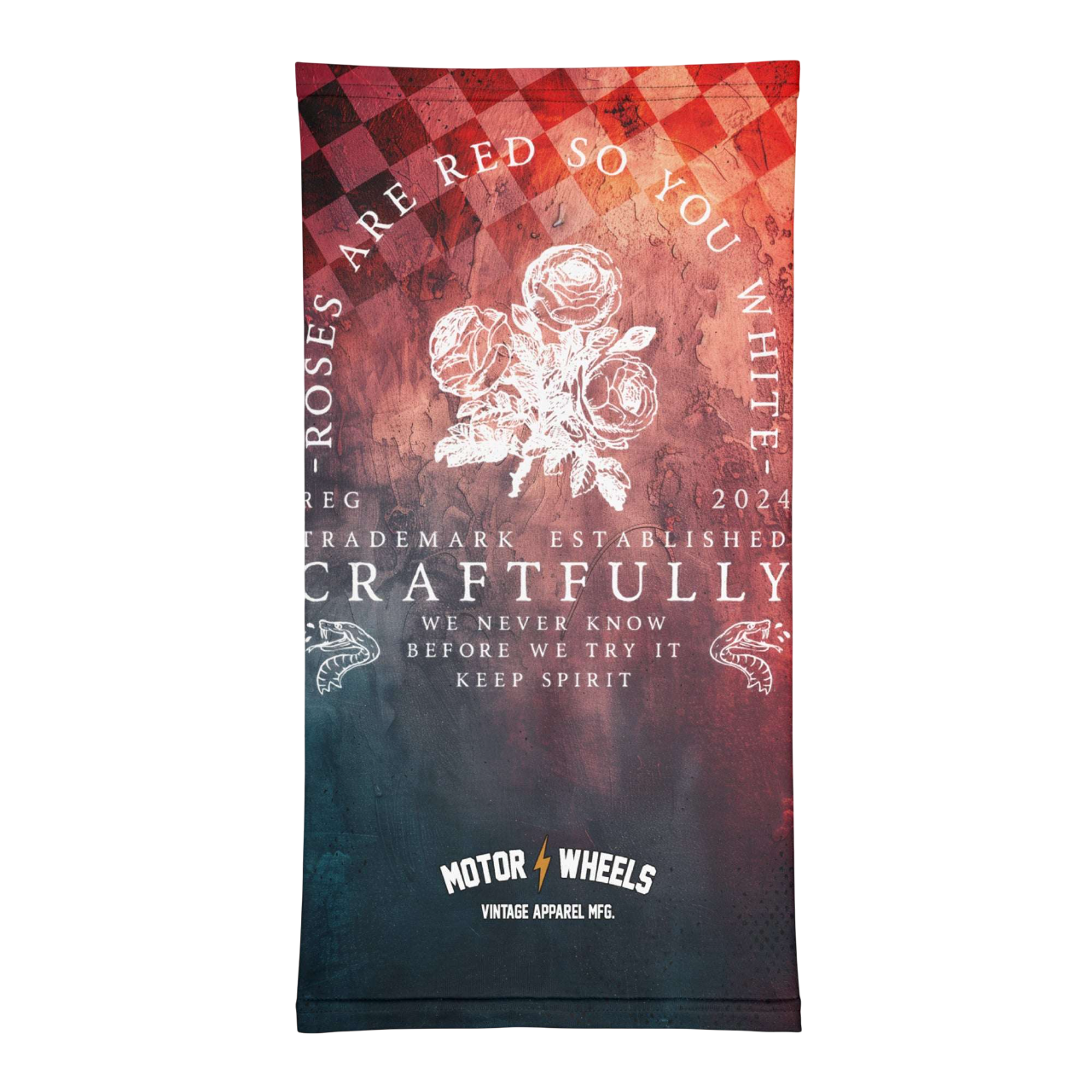 tour de cou imprimé - roses are red