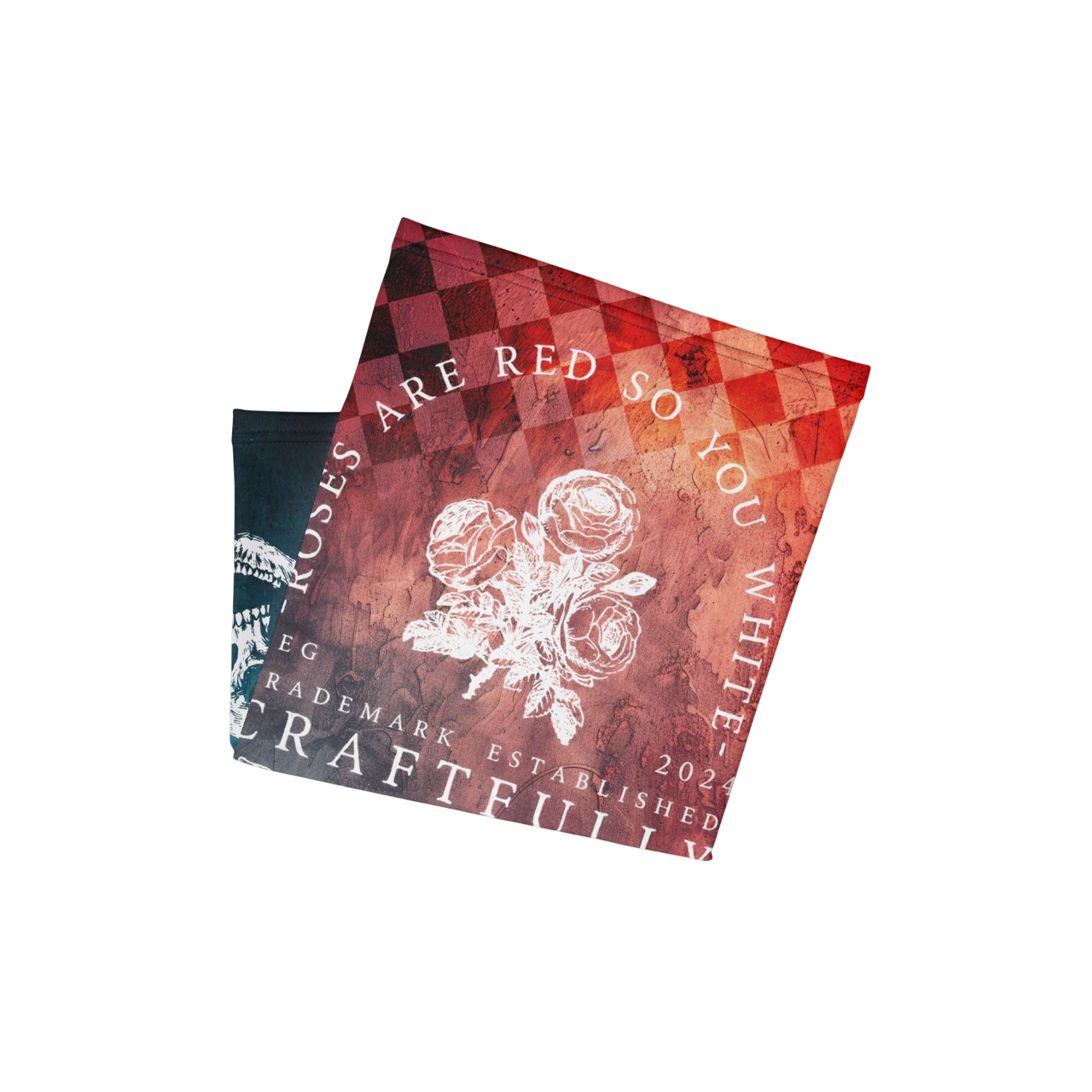 tour de cou imprimé - roses are red