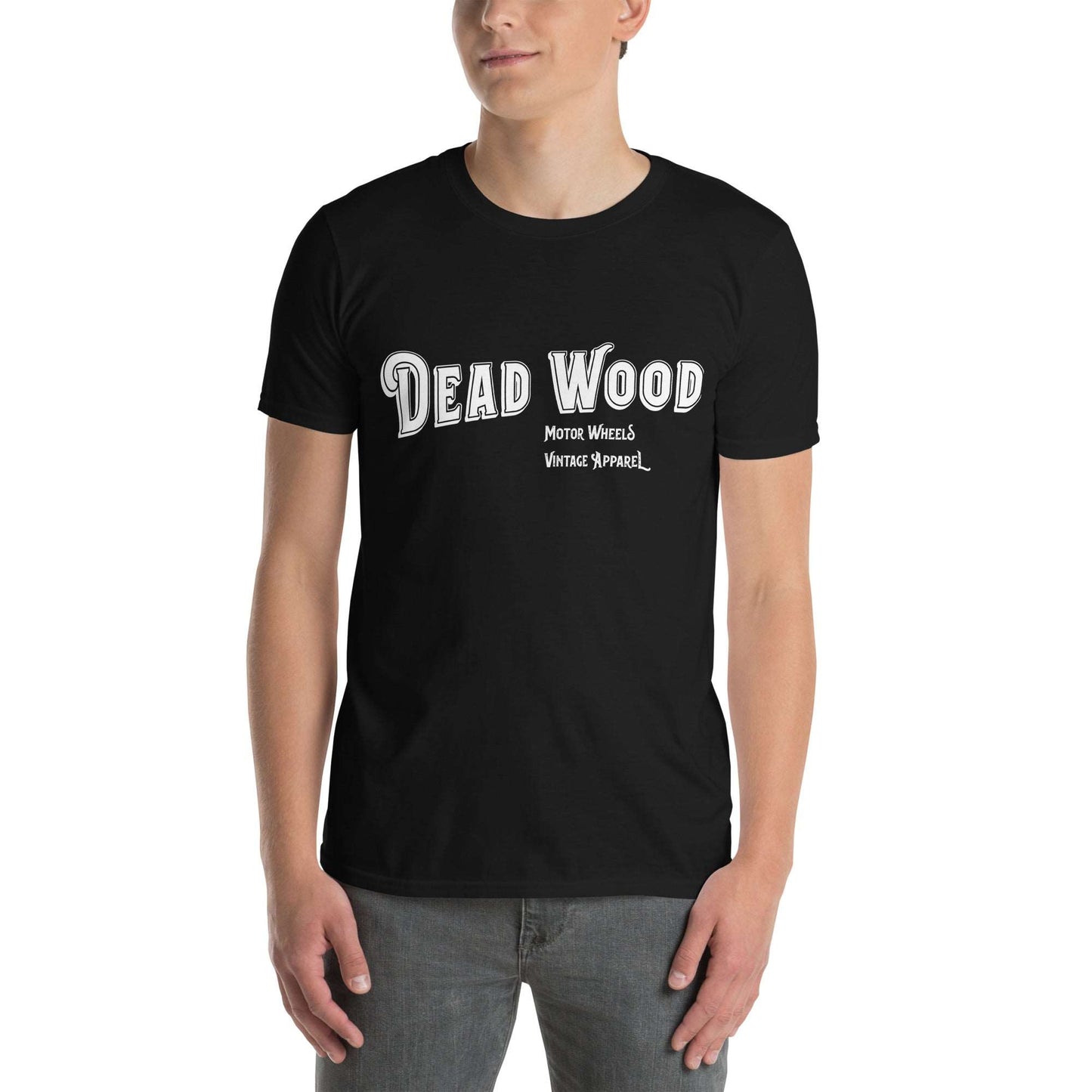 tshirt imprimé homme - deadwood motor oil black