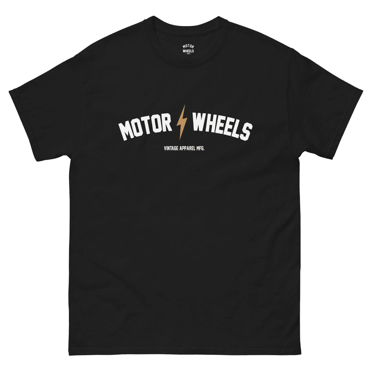 T-shirt moto vintage "Dad Ride" en coton bio, design garage esprit biker, Motor Wheels Clothing