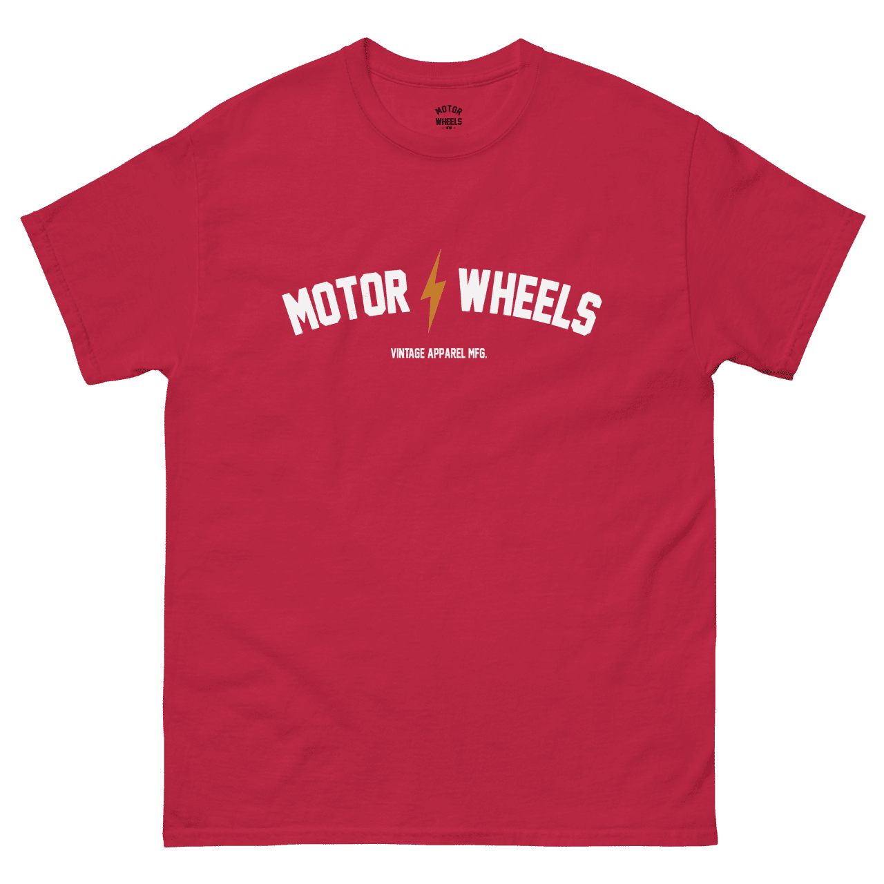 T-shirt moto vintage "Dad Ride" en coton bio, design garage esprit biker, Motor Wheels Clothing