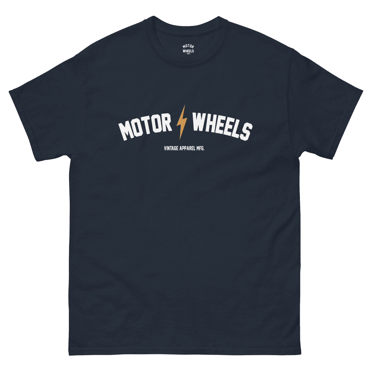 T-shirt moto vintage "Dad Ride" en coton bio, design garage esprit biker, Motor Wheels Clothing