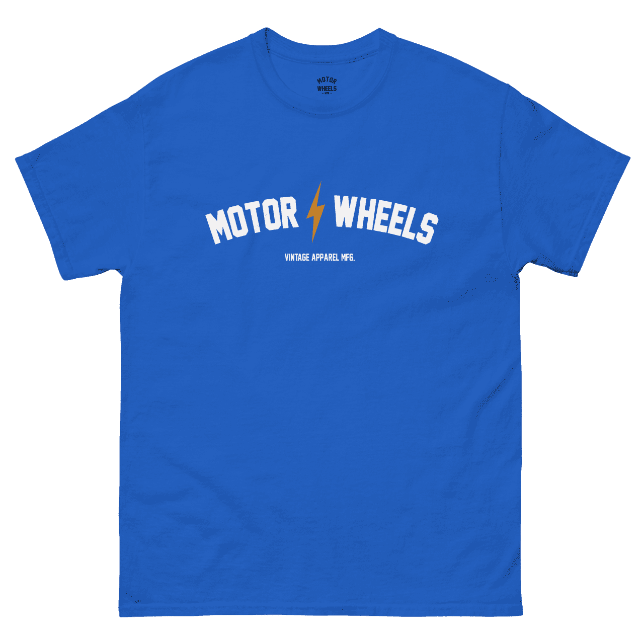T-shirt moto vintage "Dad Ride" en coton bio, design garage esprit biker, Motor Wheels Clothing