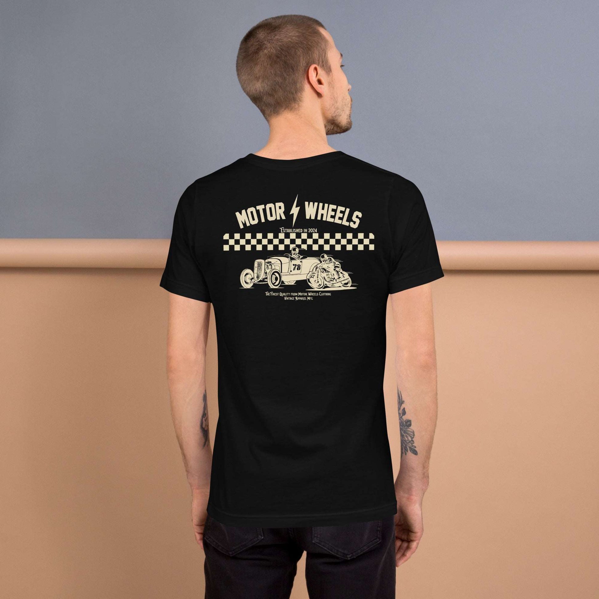 tshirt imprimé homme - The Royal Racer Black