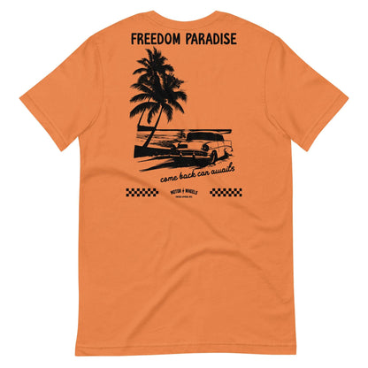 tshirt imprimé homme - freedom paradise