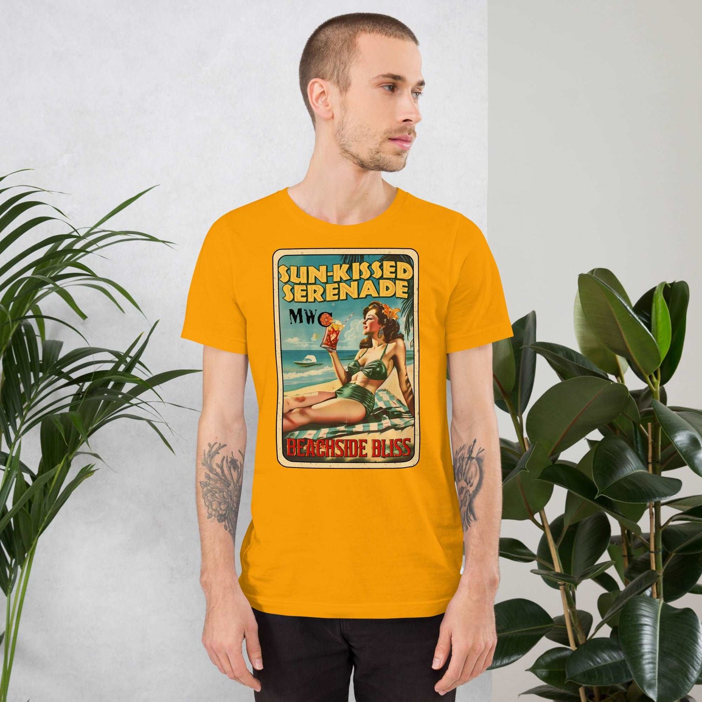 tshirt imprimé homme - sunkissed serenade