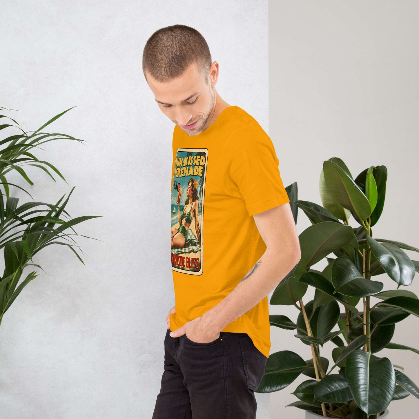 tshirt imprimé homme - sunkissed serenade