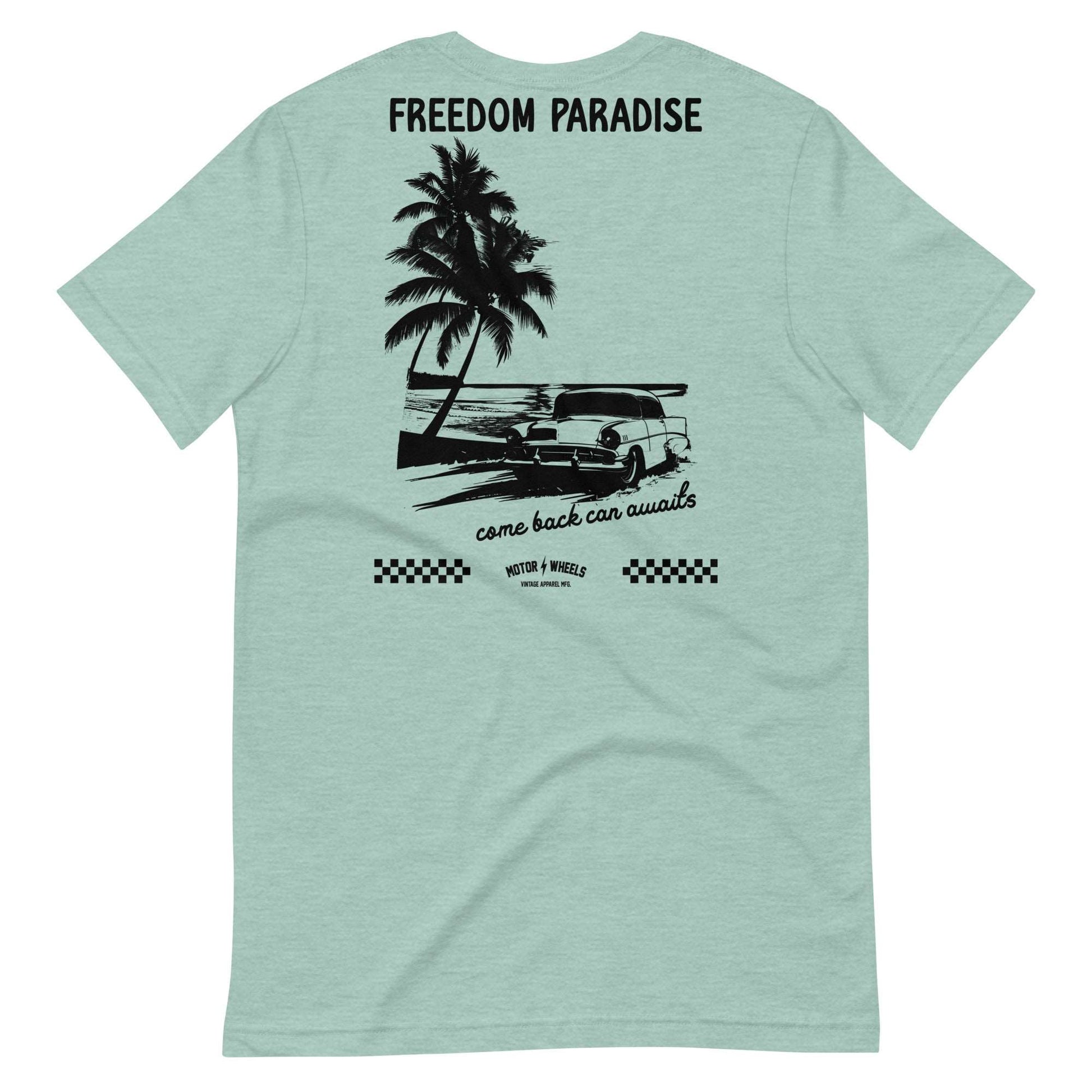 tshirt imprimé homme - freedom paradise