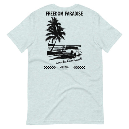 tshirt imprimé homme - freedom paradise